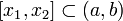 [x_1,x_2]\subset(a,b)