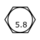 Bolt marking Metric 5 8.png