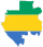 Флаг Габона