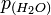  {p_{(H_2O)}} 