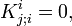 
K^{i}_{j;i}=0,
