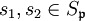 s_1,s_2\in S_{\mathfrak{p}}