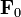{{\mathbf{F}}_{0}}