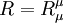 R=R_\mu^\mu\,