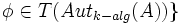 \phi\in T(Aut_{k-alg}(A))\}
