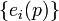 ~\{e_i(p)\}