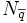 N_{\overline{q}}