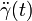\ddot\gamma(t)
