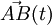 \vec{AB}(t)