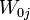 W_{0j} \ 