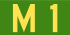 Australian Alphanumeric State Route M1.svg