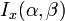 I_x(\alpha,\beta)\!