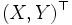 (X,Y)^{\top}