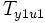 \ T_{y1 u1} 