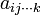 a_{i j \cdots k}