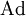 \operatorname{Ad}