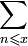 \sum_{n\leqslant x}