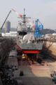 Cowpens Drydocked.JPG