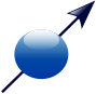 Symbol spin blue2.svg