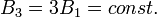 B_3 = 3B_1 = const. \ 