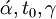 \acute{\alpha}, t_0, \gamma