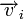\overrightarrow{v}_i