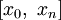 \lbrack x_0, \ x_n \rbrack
