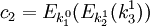 c_2 = E_{k_1^0}(E_{k_2^1}(k_3^1))