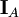 \mathbf{I}_A