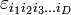 \varepsilon_{i_1 i_2 i_3 \ldots i_D}