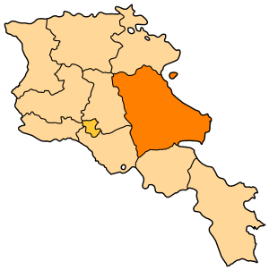 Гехаркуник на карте