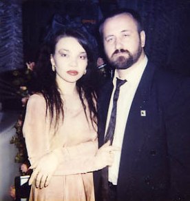 Натали Арт и её продюсер Валерий Буяк 16.12.1995