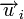 \overrightarrow{u}_i