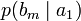 p(b_m\mid a_1)