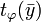 t_\varphi(\bar y)