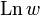 \mathrm{Ln}\, w