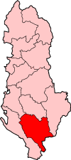Гирокастра на карте
