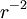 ~r^{-2}