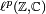 \scriptstyle\ell^p(\Z,\mathbb C)