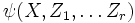 \psi(X,Z_1, \dots Z_r)