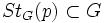 St_G(p) \subset G