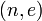 (n,e) \,