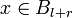x \in B_{l+r}