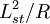 L_{st}^2/R