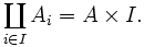 \coprod_{i\in I}A_i = A \times I.