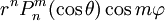 r^n P^m_n(\cos \theta) \cos m\varphi