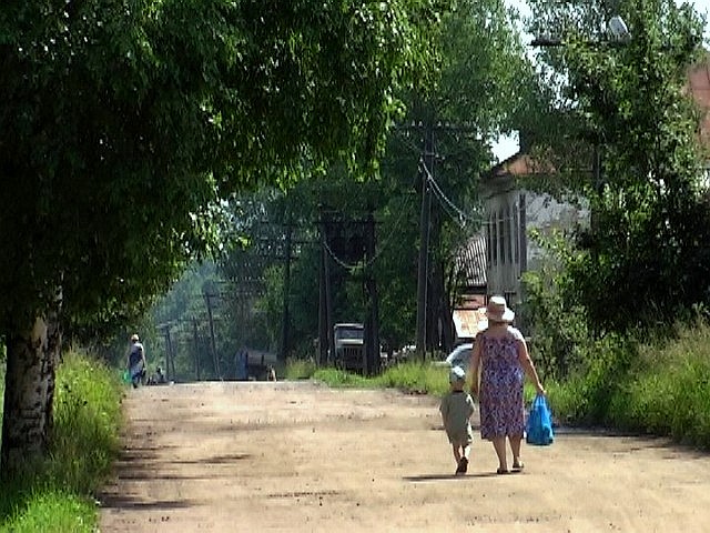 Чёрмоз. Улица К. Маркса